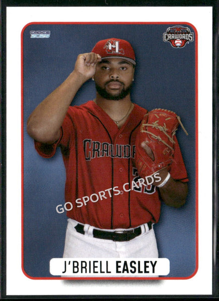 2025 Hickory Crawdads 1st J'Briell Easley
