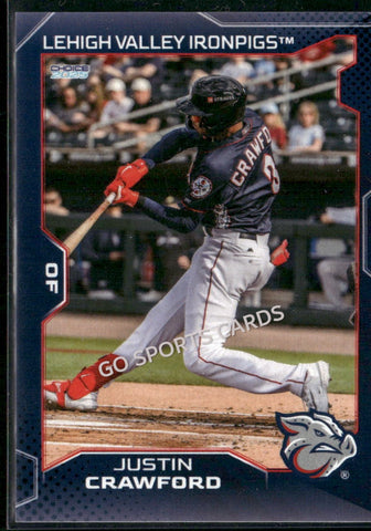 2025 Lehigh Valley IronPigs Justin Crawford