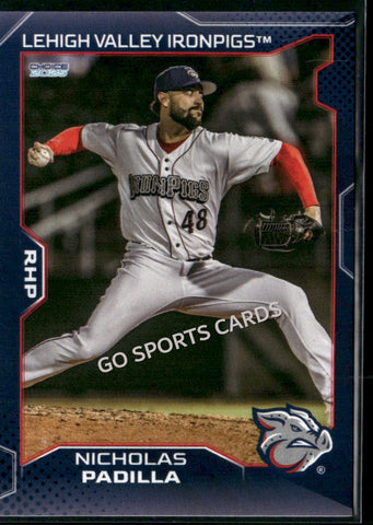 2025 Lehigh Valley IronPigs Nicholas Padilla