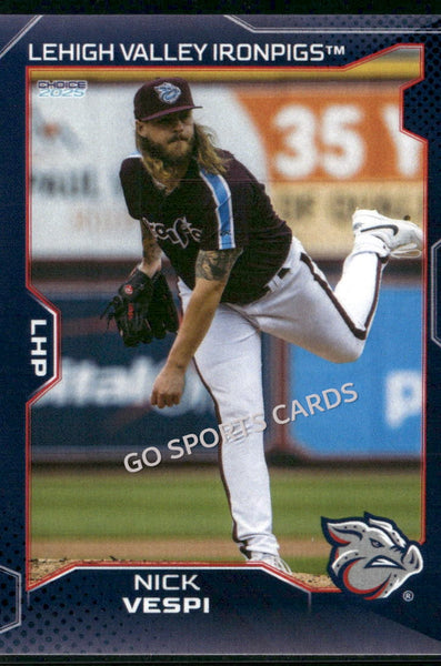 2025 Lehigh Valley IronPigs Nick Vespi