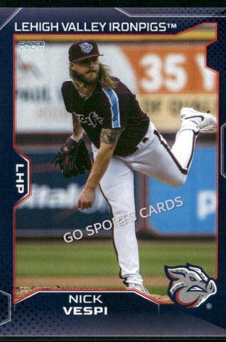 2025 Lehigh Valley IronPigs Nick Vespi
