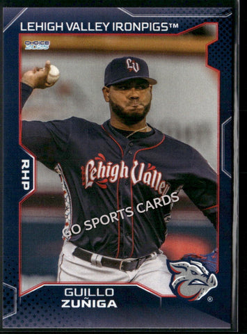 2025 Lehigh Valley IronPigs Guillo Zuniga