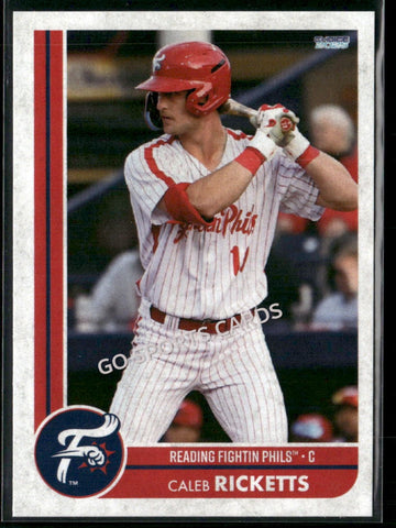 2025 Reading Fightin Phils 1st Caleb Ricketts
