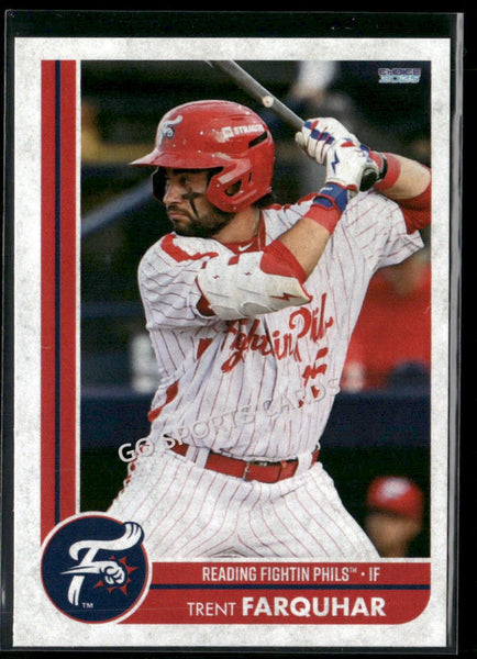 2025 Reading Fightin Phils 1st Trenton Trent Farquhar