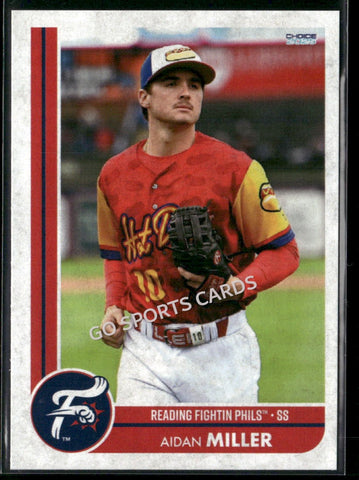 2025 Reading Fightin Phils 1st Aidan Miller
