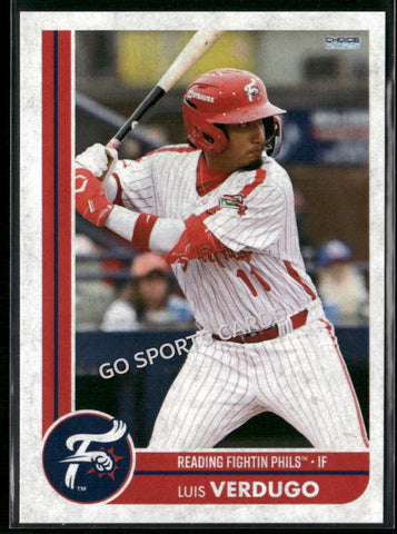2025 Reading Fightin Phils 1st Luis Verdugo