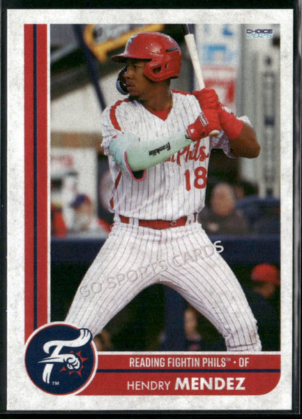 2025 Reading Fightin Phils 1st Hendry Mendez