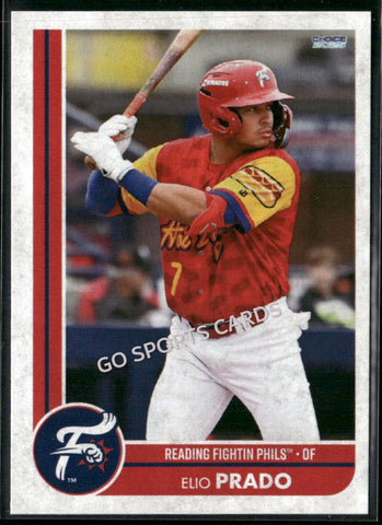 2025 Reading Fightin Phils 1st Elio Prado