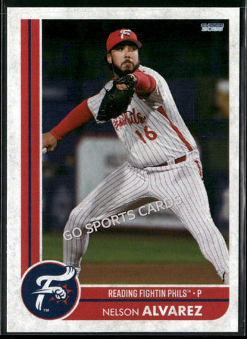 2025 Reading Fightin Phils 1st Nelson Alvarez