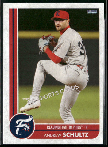 2025 Reading Fightin Phils 1st Andrew Schultz