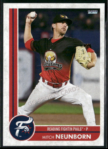 2025 Reading Fightin Phils 1st Mitch Neunborn