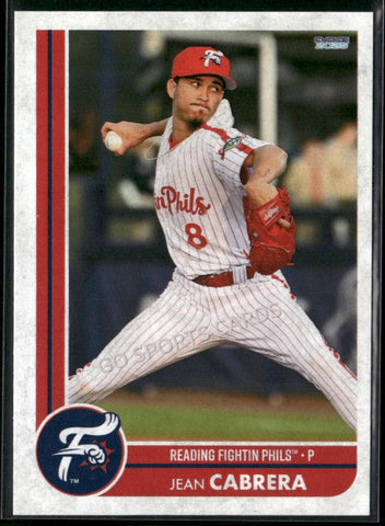 2025 Reading Fightin Phils 1st Jean Cabrera