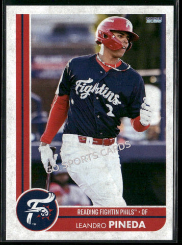 2025 Reading Fightin Phils 1st Leandro Pineda