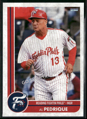 2025 Reading Fightin Phils 1st Al Pedrique