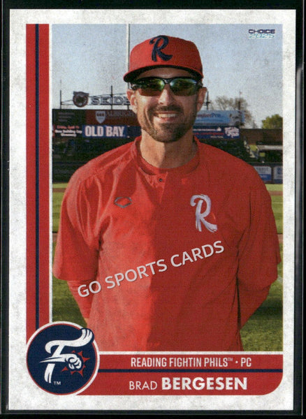 2025 Reading Fightin Phils 1st Brad Bergesen