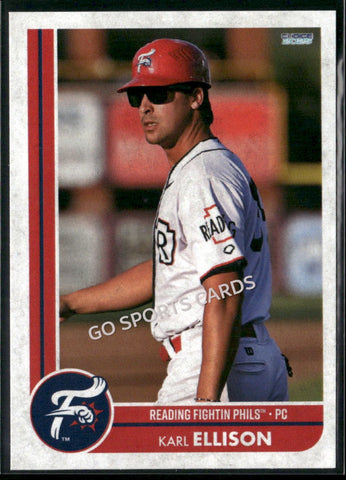 2025 Reading Fightin Phils 1st Karl Ellison
