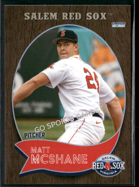 2025 Salem Red Sox Matt McShane