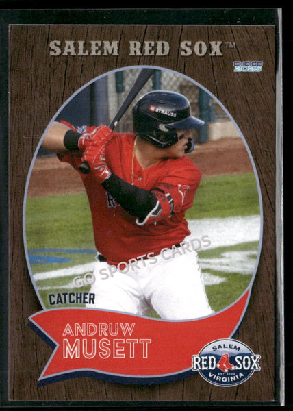 2025 Salem Red Sox Andruw Musett