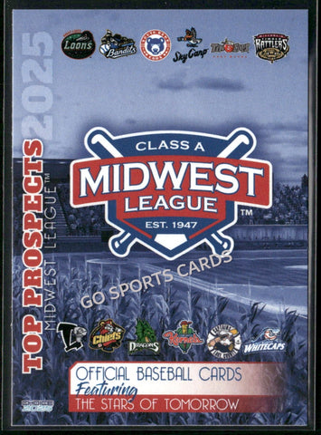 2025 Midwest League Top Prospects MWL Header Checklist
