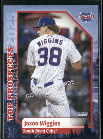 2025 Midwest League Top Prospects MWL Jaxon Wiggins