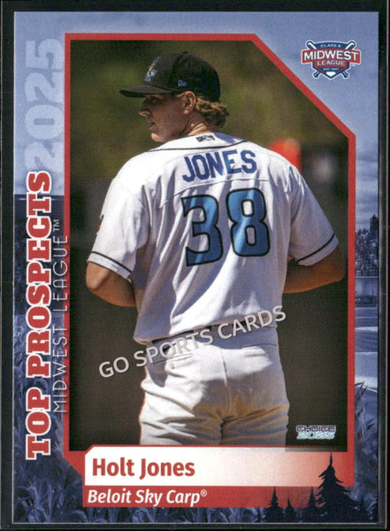 2025 Midwest League Top Prospects MWL Holt Jones