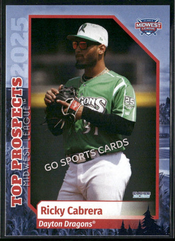 2025 Midwest League Top Prospects MWL Ricky Cabrera