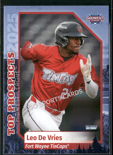 2025 Midwest League Top Prospects MWL Leo De Vries