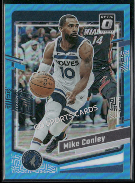 2023-24 Panini Donruss Optic Aqua /249 Mike Conley #77