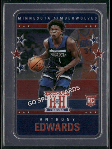 2020-21 Panini Chronicles Hometown Heroes Anthony Edwards #546 RC
