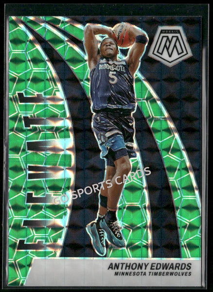 2023-24 Panini Mosaic Elevate Green Anthony Edwards #19