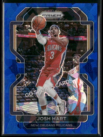 2021-22 Panini Prizm Blue Ice Prizm /125 Josh Hart #48