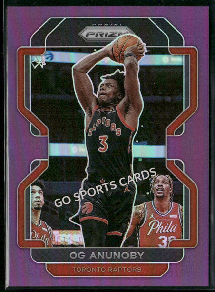 2020-21 Panini Prizm Purple Ice Prizm /175 OG Anunoby #211