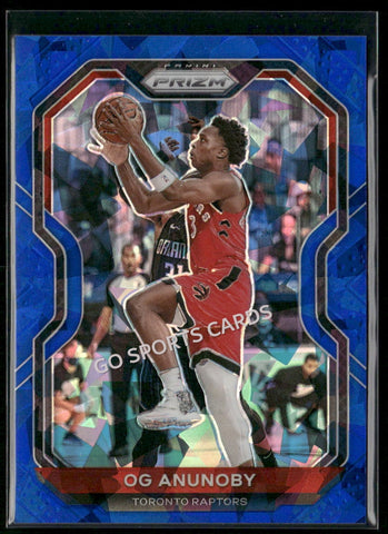 2020-21 Panini Prizm Blue Ice Prizm /125 OG Anunoby #211