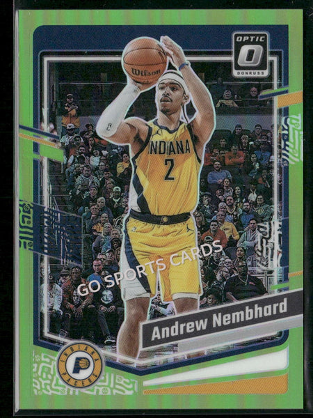 2023-24 Panini Donruss Optic Lime Green /149 Andrew Nembhard #3