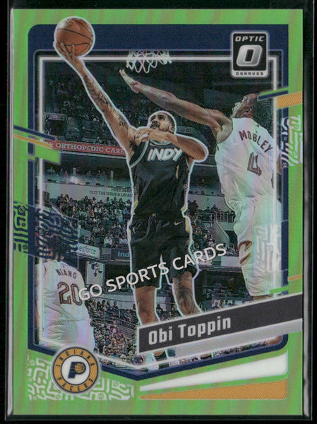 2023-24 Panini Donruss Optic Lime Green /149 Obi Toppin #17