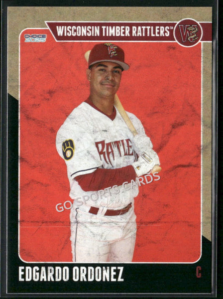 2025 Wisconsin Timber Rattlers Edgardo Ordonez