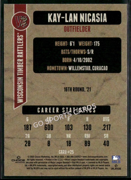 2025 Wisconsin Timber Rattlers Kay Lan Nicasia