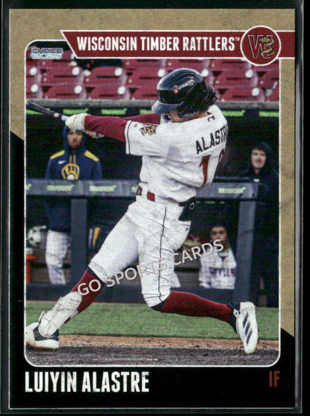 2025 Wisconsin Timber Rattlers Luiyin Alastre