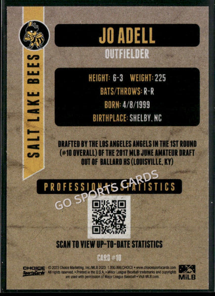 2023 Salt Lake Bees Jo Adell