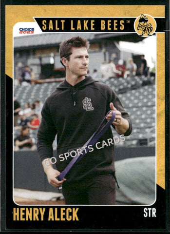 2023 Salt Lake Bees Henry Aleck