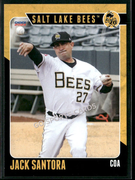 2023 Salt Lake Bees Jack Santora ERROR CARD