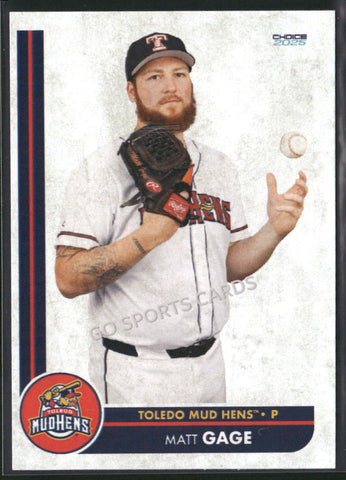 2025 Toledo Mud Hens Matt Gage
