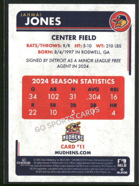 2025 Toledo Mud Hens Jahmai Jones