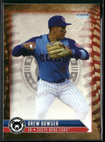 2025 South Bend Cubs Drew Bowser