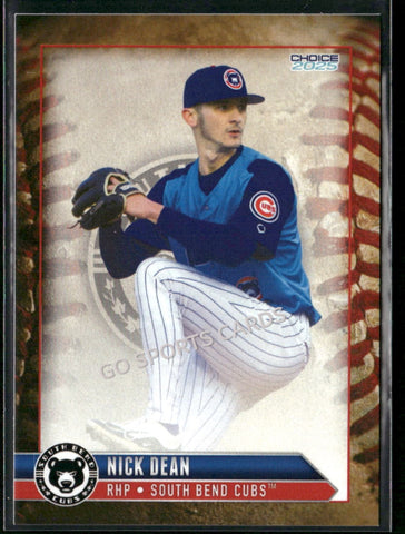 2025 South Bend Cubs Nick Dean