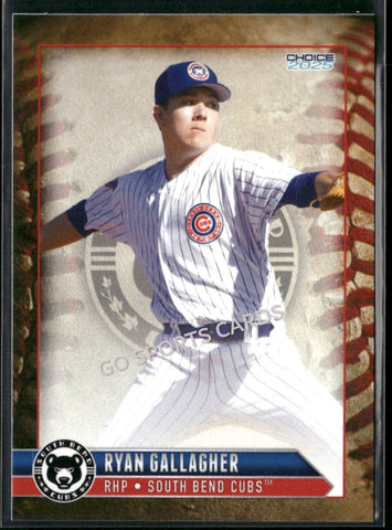 2025 South Bend Cubs Ryan Gallagher