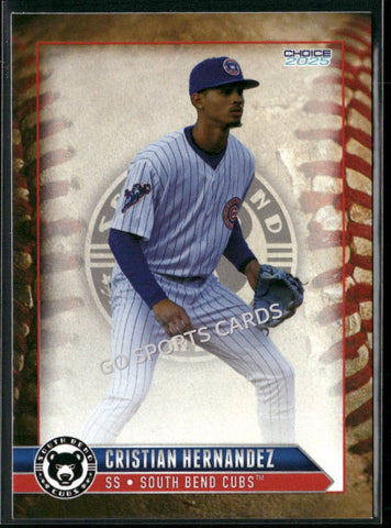 2025 South Bend Cubs Cristian Hernandez