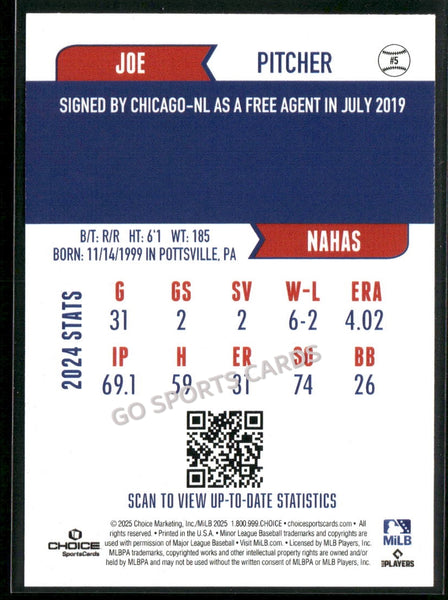 2025 South Bend Cubs Joe Nahas