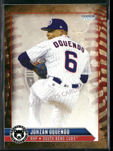 2025 South Bend Cubs Johzan Oquendo