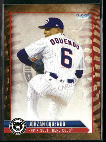 2025 South Bend Cubs Johzan Oquendo